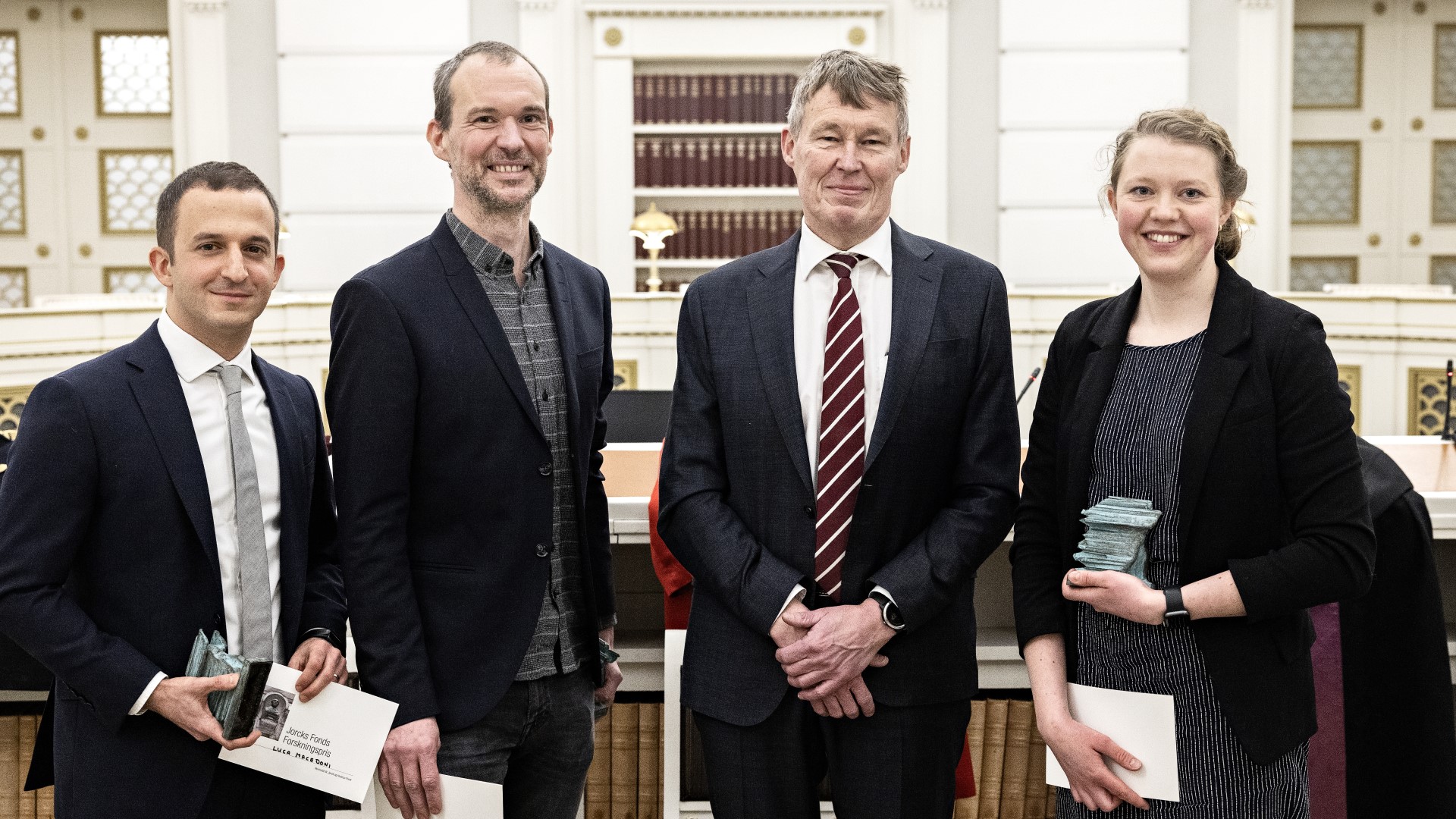 Sofie Theresa Thomsen og Thomas Olsen er blandt dette års modtagere af Jorcks Fonds Forskningspris