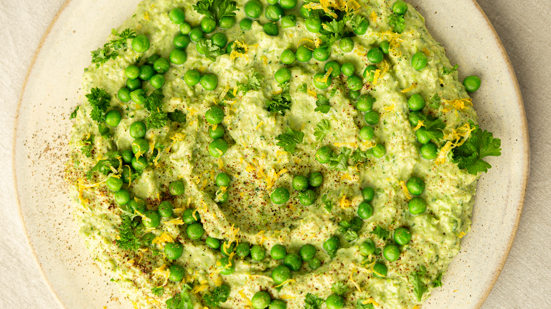 Grøn ærtesalat