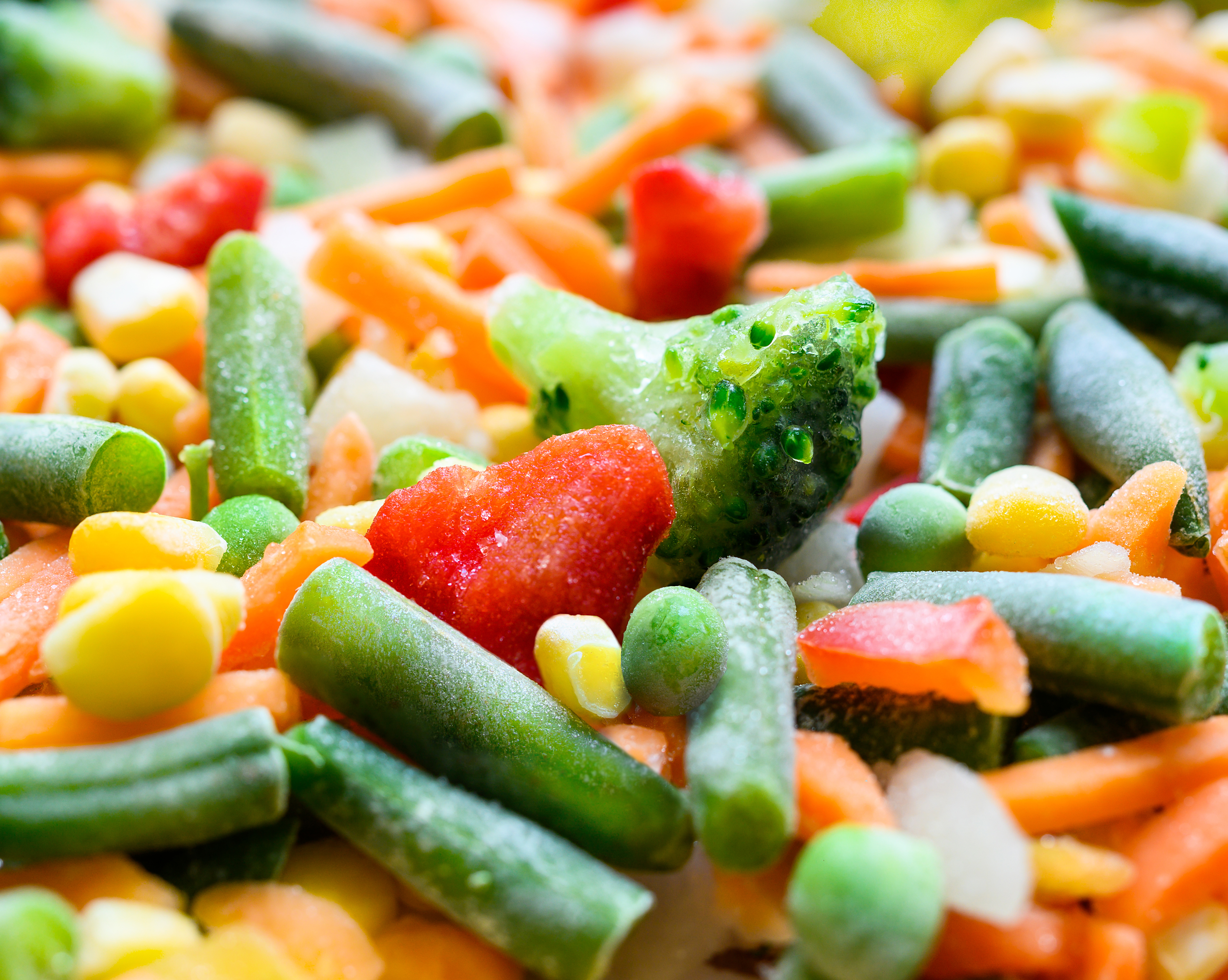 Frosne grøntsager